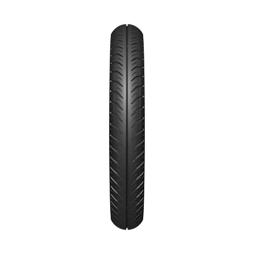 Image of Ceat Zoom X3 90 /90-17 49P Tubeless Bike Tyre, Black