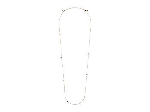 Alex And Ani Women's 38 Inch Expandable Chain Necklace 8 Sliding Beads, 14Kt Gold Plated #TOP9