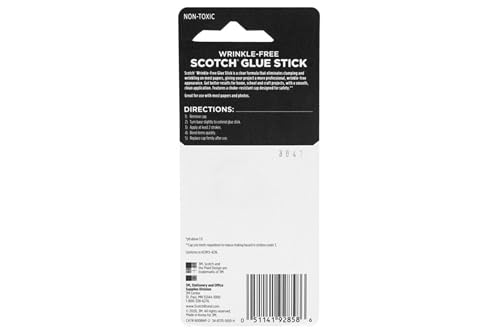 Image of Scotch Wrinkle-Free Glue Sticks, 2 Pack, .27 oz Each