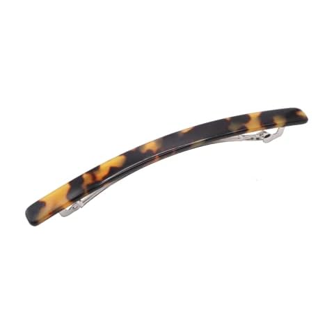 French Amie Long and Thin Large 4" Celluloid Automatic Handmade Hair Clip for Girls Strong Hold No Slip Grip Hair Claw Clips for Women, Made in France (Tokyo) Cover