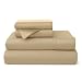 Cosy House Collection Premium Bamboo Sheets - Deep Pocket Bed Sheet Set - Ultra Soft & Cool Bedding - Hypoallergenic Blend from Natural Bamboo Fiber - 4 Piece - King, Taupe