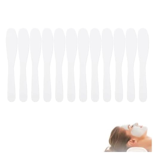 sober® | Kosmetikspatel 2er Set | Hochwertige doppelseitige Kosmetik Spatel aus rostfreiem japanischem Edelstahl | Zur hygienischen Entnahme von Creme aus Tiegeln oder Flaschen | 15cm lang 2 12-teilige Maskenspatel, Misch- und Probenahme-Silikonbürsten-Gesichtsmasken-Applikator für Schlamm-, Ton- und Holzkohle-Mischmasken