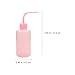 Homoyoyo 6pcs 250ml Pink Plastic Squeeze Bottles Eyelashes Cleaning Bottles Eye Wash Lash Extension Rinse for Beauty Tools