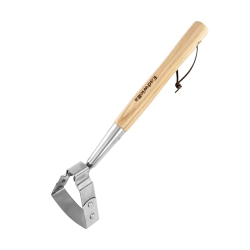 Hula Hoe Stirrup Hoe Mini for Weeding Action/Scuffle Loop Hoe Garden Tool 16Inch Hardwood Handle...