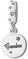 FeatherWish Love Grandma Family Love Star Dangle Pendant Charms Fits And Compatible With Pandora Bracelets Gift For Birthday Friend Mum Sister Nan Daughter (Grandma) - Image 5