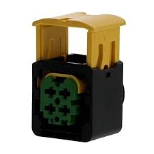 3-1418390-1, Conn Housing for Female Terminals, DIN Valve / 43650 Connector 4 POS AMP MCP 2.8 REC HSG