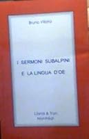 I sermoni subalpini e la lingua d'oe 2921841037 Book Cover
