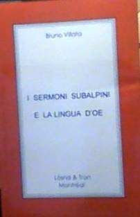 Paperback I sermoni subalpini e la lingua d'oe [Italian] Book