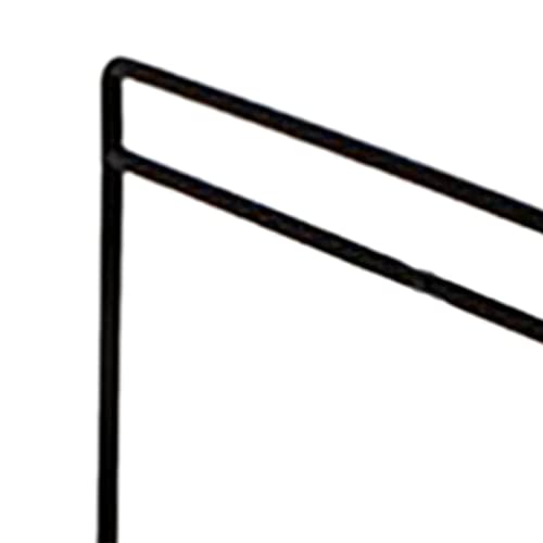 AMLESO 1/6 Dollhouse Miniature Clothes Rack Clothing Hanging Garment Rack for Decoration , Black