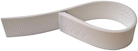 White Silicone Rubber Watch Band to fit TAG Heuer Golf FT6008