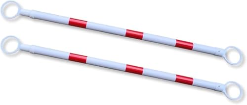 Barres de connexion télescopiques cônes de signalisation contrôle circulation sécurité 2 pièces