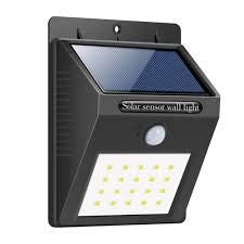 You God Waterproof LED Outdoor Solar Motion Sensor Wall Light(1 Pc, Multicolor)