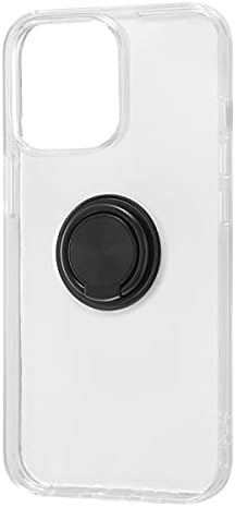 RT-P32TC30/BM (Black) for iPhone 13 Pro TPU Soft Case with Ring