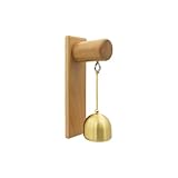 MaxForJoys Shopkeepers Bell for Door Opening - Wooden Door Bell - Door Chime for Business When Entering - Bells for Door - Dog Door Bell