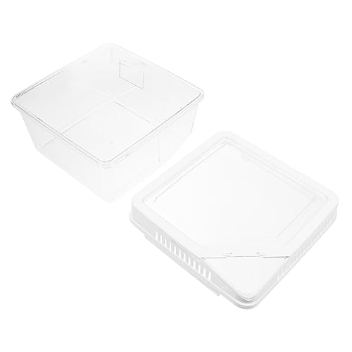 DRESSOOS 飼 ABS 爬 用 餌ボックス 久性 温度 簡 トカゲ対応