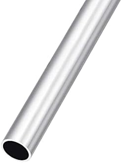 METALLIXITY 6063 Aluminum Tube (14mm OD x 12mm ID x 300mm L), Aluminum Round Tubing - for Home Furnishing, Machinery, DIY Handicraft