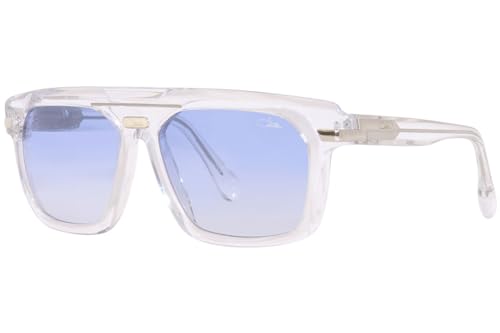 Cazal 8040 002 Sunglasses Grey Transparent/Silver/Grey Gradient 59mm