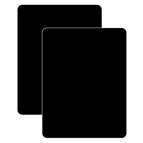 Set 2 Tablas De Cortar Flexibles De Plástico Negro miniatura 1