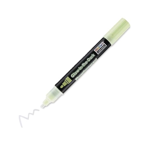 Marvy Uchida DecoFabric Glow In The Dark Marker Green
