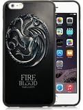 iPhone 6 Plus Case,Game Of Thrones Fire And Blood Targaryen House Black Cover Fit For iPhone 6S Plus 5.5 Inches,TPU Case