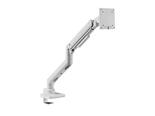 Soporte para monitor heavy-duty Equip 650181 con base robusta VESA 100x100mm acabado blanco puro