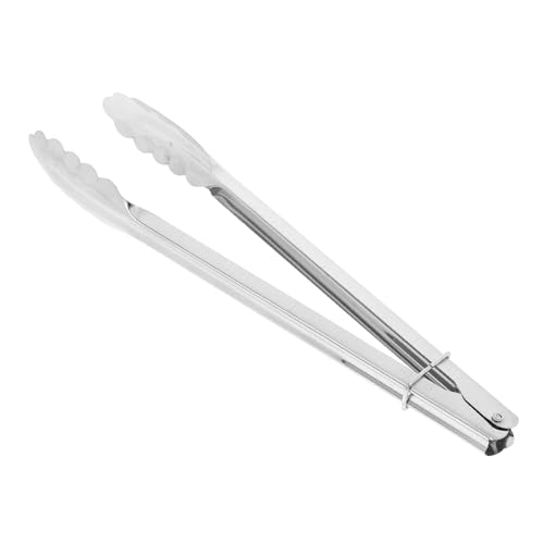 CIYODO Pinzas de Acero Inoxidable para Buffet y Barbacoa Resistentes al Calor y Antideslizantes para Cocinar Asar y Servir con Seguridad Cocina y Exterior