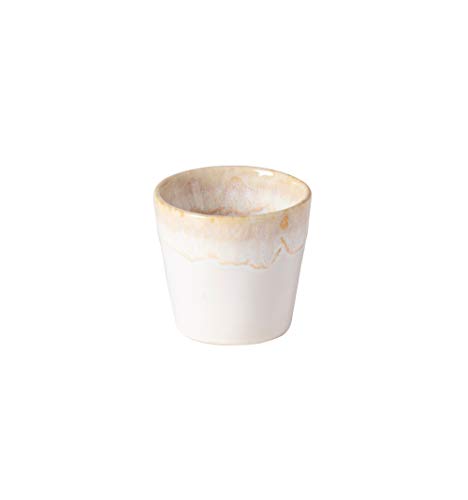 Costa Nova, Grespresso collection, Vaisselle en grès, Tasse espresso, blanc, 0.09 L, 6 pièces