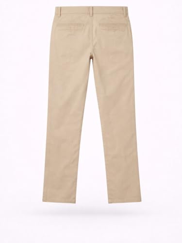 Image of Boys Beige Solid Trousers