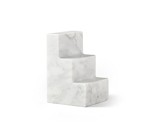 Serre-Livres en marbre Printworks Stair Cube design géométrique luxe