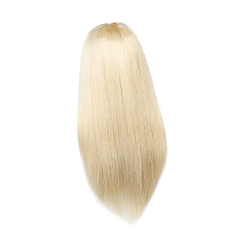 Perruque synthétique avec raie Healvian coiffure femme anti-perte de volume