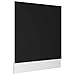 vidaXL Panneau de Lave-Vaisselle Noir 59,5x3x67 cm Aggloméré