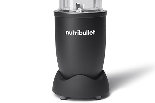 nutribullet Pro 900, Elektrischer Mixer, zerkleinerer, Smoothie Mixer, Multifunktionsmixer, 900w leistung, 900ml und 710ml Becher, matt schwarz, NB910MB