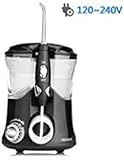 Professional Water Dental Flosser, Multifunctional by 7 Water Flossing Tips Included and High Water Capacity for Long Time Using