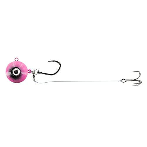 DEGA Deadbait Halibut Rig - Baitball 300g, 400g und 500g Naturködersystem Heilbutt-System (500g - Pink)