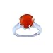 Niza piedra preciosa redonda forma facetada ónix rojo anillos de plata esterlina - hogar y viviendo regalo más vendido para el día del padre cojín corte anillo -SR2-RON-FC-306-h uk, Piedra, Ónice rojo