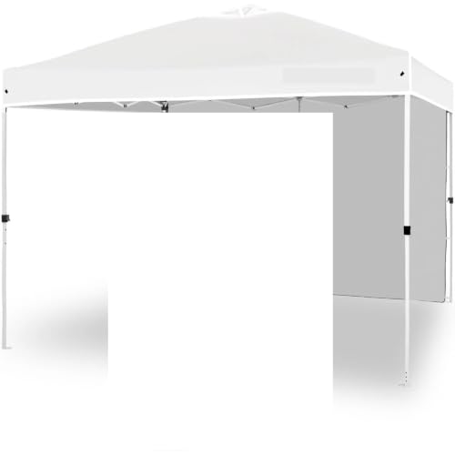 Tente de mariage extérieure et réception blanche avec auvent Pop-up modulable - 2