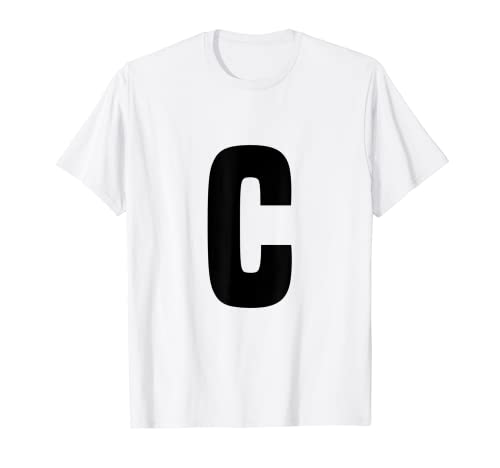 Capital Letter C - Monogrammed Alphabet Letters - Names T-Shirt