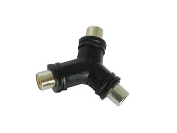 Adaptador Velleman CAA41 Dual RCA a RCA miniatura 1