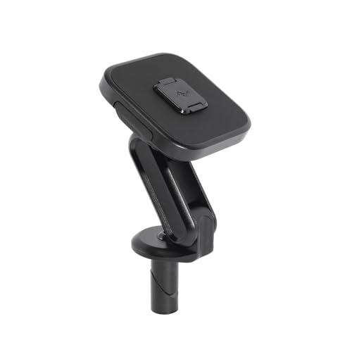 Peak Design Mobile Motorcycle Stem Phone Mount, Non-Charging, SlimLink Mounting Technology, Rigid Arm, Fits Hollow Steering Stem Nuts (13-26mm), Vibration Isolator, Motorcycle Phone Mount