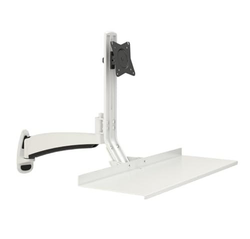 Support de moniteur mural articulé DC104W pour un bureau ordonné