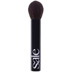 Saie The Fluffy Brush - Soft, Multi-Use Pressed + Loose Powder Brush - Fluffy Makeup Brush with Tapered Tip for Precise Application - Vegan, Cruelty-Free (1 Count)