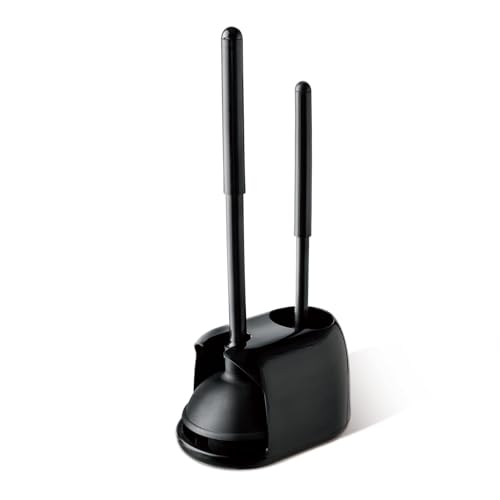 Eyliden Toilet Plunger and Brush Set 2-in-1 Compact Holder