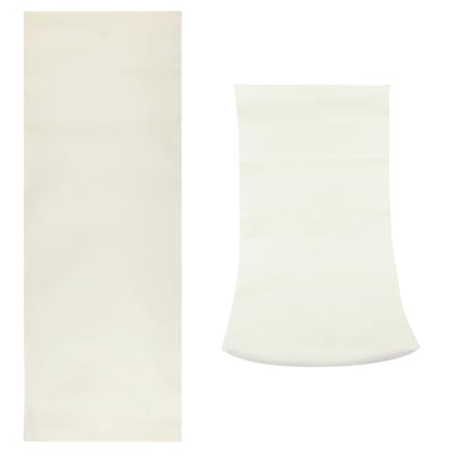 GORGECRAFT 113~119cmx43cm Strand-Sessel-Ersatz Segeltuch Zusammenklappbar Lounge Reparaturstoff Liege-Sling Ersatz Für Sonnenbaden Garten Innenhof Strand Entspannung (Hellgelb)