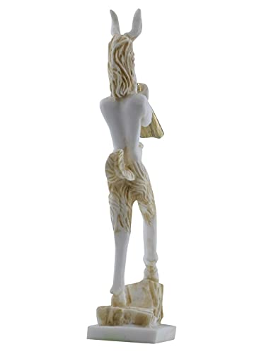 Pan Greek Nude God Of Nature Faun Phallus Penis Alabaster Statue Sculpture 11.4 Inches #TOP6