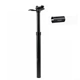 Oniissy Luftdruck-Sattelstütze für Mountainbikes, Teleskop-Sattelstütze, verstellbar, 31,6 mm, stoßdämpfende Legierung, für Fahrradzubehör, CNC-Oberfläche und (30,0 mm) (passend)