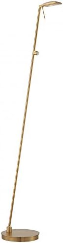 GEORGE KOVACS P4324-248 George's Reading Room LED Floor Lamp, 1-Light, 8 Total Watts, 50-in H x 8.25-in W, Honey Gold
