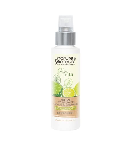 NATURE & SENTEURS - Brume Parfumée Dolce Vita d'Italie 100ml - Notes de Bergamote, Citron et Musc - Hydratation pour Corps et Cheveux - Convient à Tous Types...