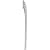 Ekena Millwork CR46JA 45 1/2 inch OD x 39 3/8 inch Id x 3 1/8 inch W x 1/2 inch P Jamie Ceiling Ring (1/4 of Complete Circle), White