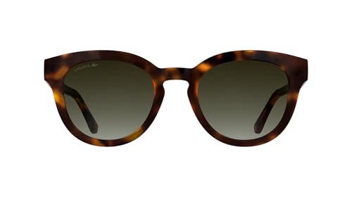 Lacoste Womens Sunglasses L6070S - Havana with Gradient Khaki Lens