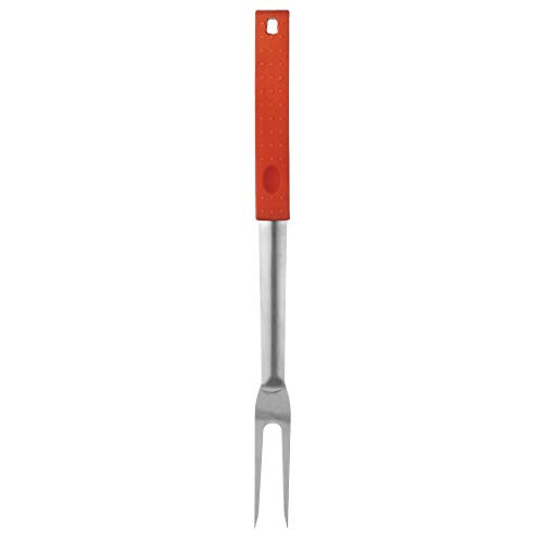 Mr. Bar-B-Q 02801Y Easy Grip Stainless Steel Fork